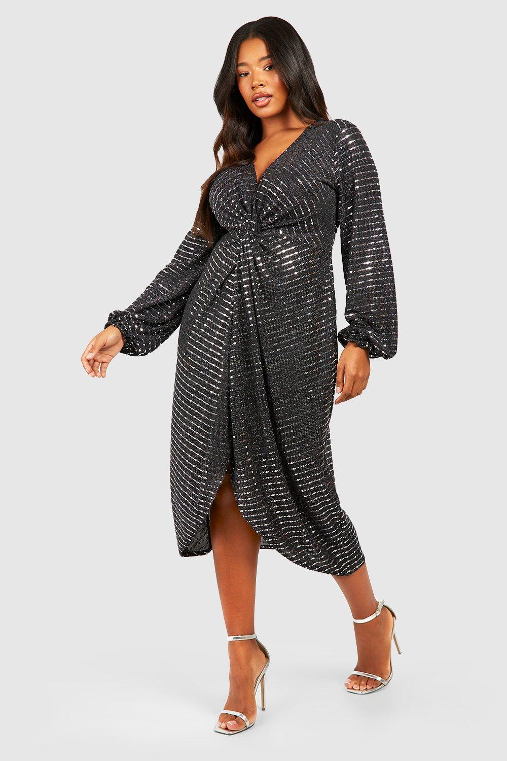 dress for christmas party plus size